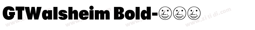 GTWalsheim Bold字体转换 GTWalsheim Bold字体转换